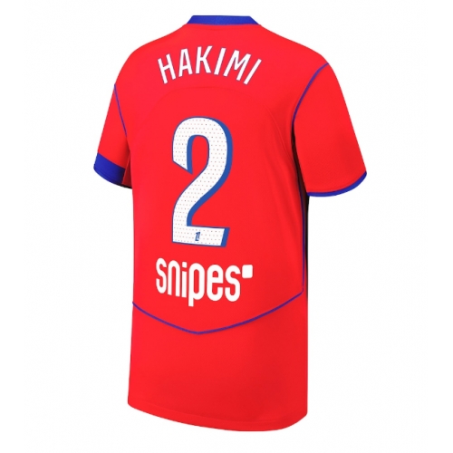 Billige Fotballdrakt Paris Saint-Germain Achraf Hakimi #2 Replika Tredjedrakt 2025-26 Kortermet Billige Fotballdrakt Paris Saint-Germain Achraf Hakimi #2 Replika Tredjedrakt 2025-26 Kortermet